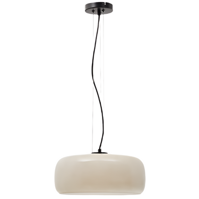 REIG Light-grey, glass ceiling lamp, Ø 38 cm