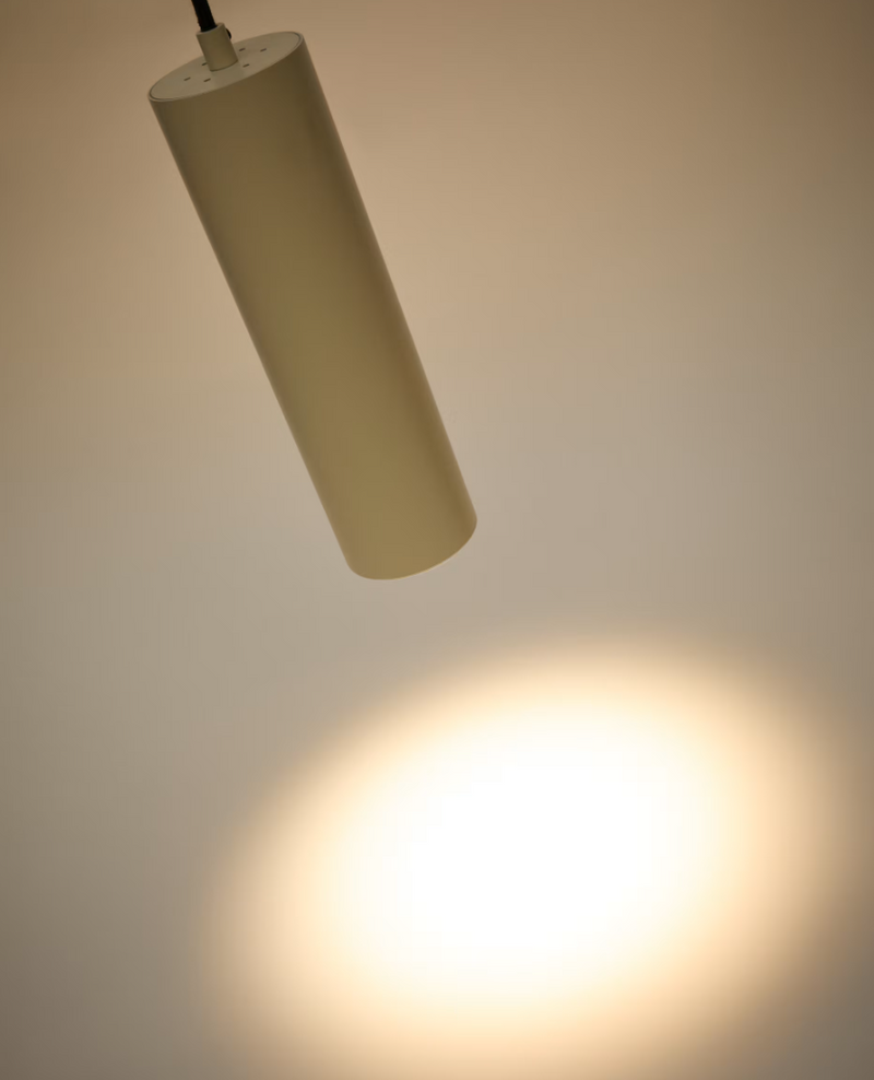 ANDIA Aluminium ceiling lamp with beige painted finish