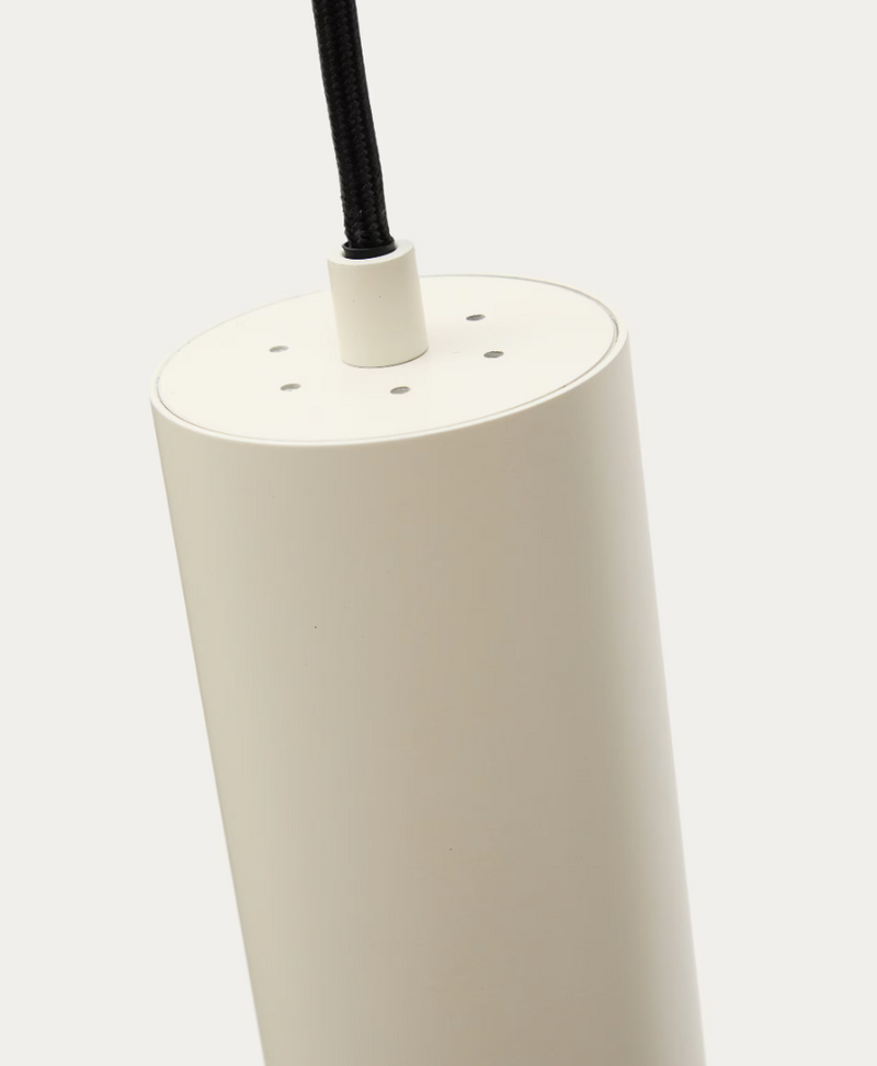 ANDIA Aluminium ceiling lamp with beige painted finish