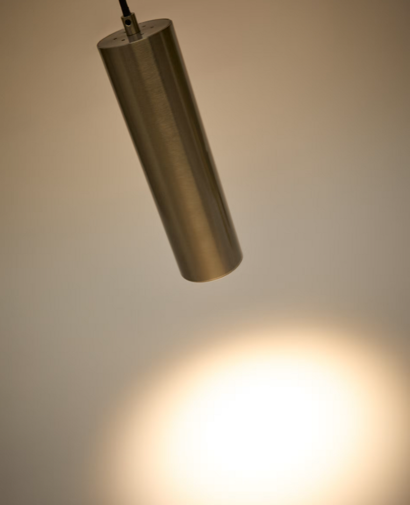 ANDIA Aluminium ceiling lamp with silver painted finish