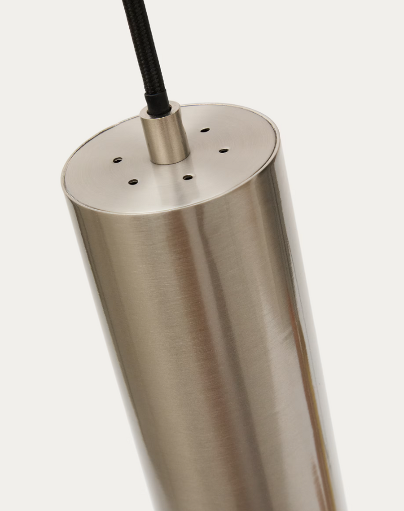 ANDIA Aluminium ceiling lamp with silver painted finish