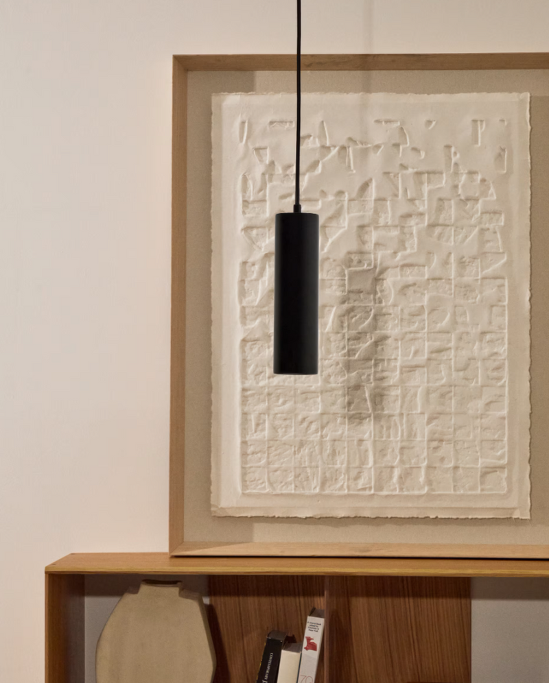 ANDIA Aluminium ceiling lamp with black painted finish