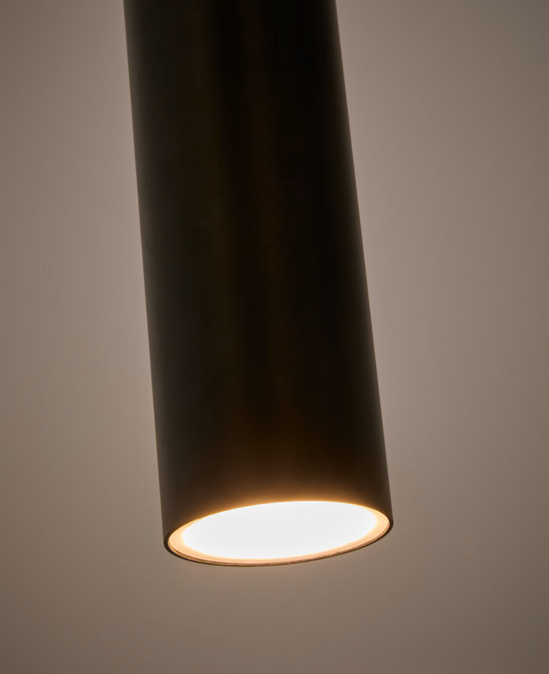 ANDIA Aluminium ceiling lamp with black painted finish