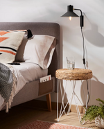 ARIA Mala zidna svjetiljka od čelika s crnom završnom obradom