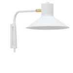 ARIA Mala zidna svjetiljka od čelika s bijelom završnom obradom