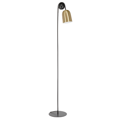 NATSUMI Metal and wood floor lamp