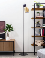 NATSUMI podna lampa od metala i drveta