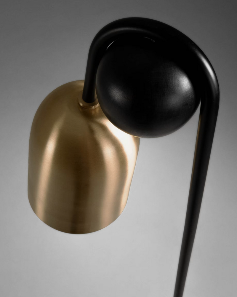 NATSUMI podna lampa od metala i drveta