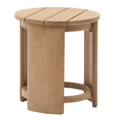 XORIGUER Side table made in solid eucalyptus wood Ø56 cm FSC 100%