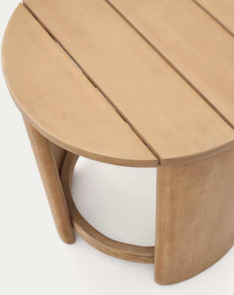 XORIGUER Pomoćni stolić izrađen od masivnog drva eukaliptusa Ø56 cm FSC 100%