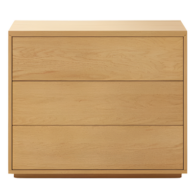 ABILEN komoda s 3 ladice od hrastovog furnira, 90 x 75 cm, FSC™ certifikat