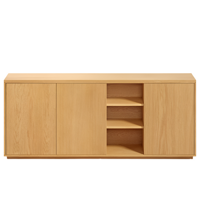 ABILEN komoda s 3 vrata, furnir hrasta, 180 x 75 cm, FSC 100%