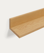 ABILEN Polica od hrastovog furnira s prirodnom završnom obradom, 80 x 15 cm, FSC™ 100% certificirana