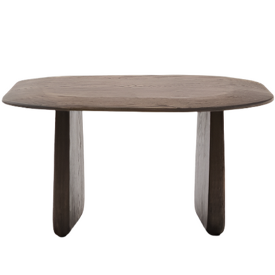 PIRITA Side table made from solid oak wood in a dark finish, 70.6 x 70 cm FSC 100%