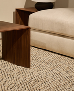 ARPE Beige jute jacquard rug 160 x 230cm