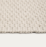MASCARELL Bijeli tepih od pamuka i poliestera 160 x 230 cm