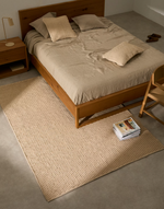 MASCARELL Bijeli tepih od pamuka i poliestera 160 x 230 cm