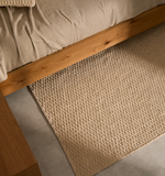 MASCARELL Bijeli tepih od pamuka i poliestera 160 x 230 cm