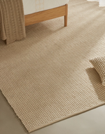 MASCARELL Tepih, pamuk i poliester u bijeloj boji, 200 x 300 cm