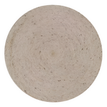 TAKASHI okrugli tepih od 100% sive vune, Ø 150 cm