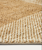 MAELAN tepih od jute i pamuka s kariranim uzorkom 160 x 230 cm