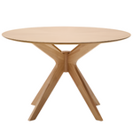 NAANIM Okrugli stol od hrastovog furnira, Ø 120 cm