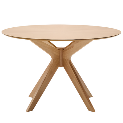 NAANIM Okrugli stol od hrastovog furnira, Ø 120 cm