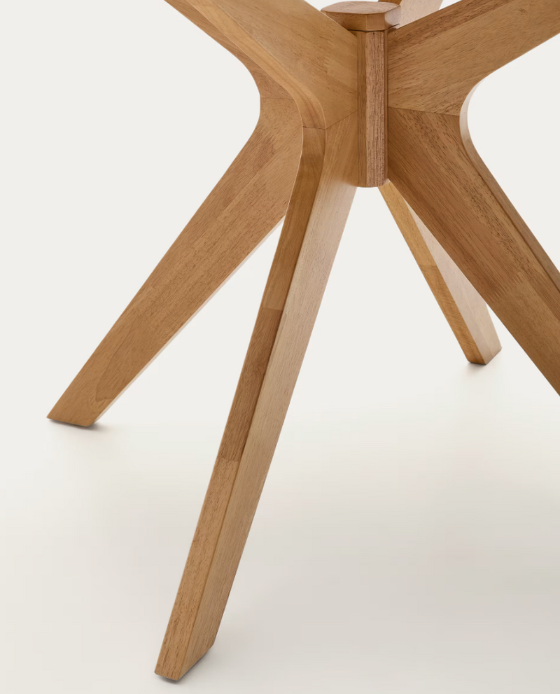 NAANIM Okrugli stol od hrastovog furnira, Ø 120 cm