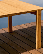 ICARO Stol izrađen od masivnog tikovine, 280 x 112 cm, FSC 100%