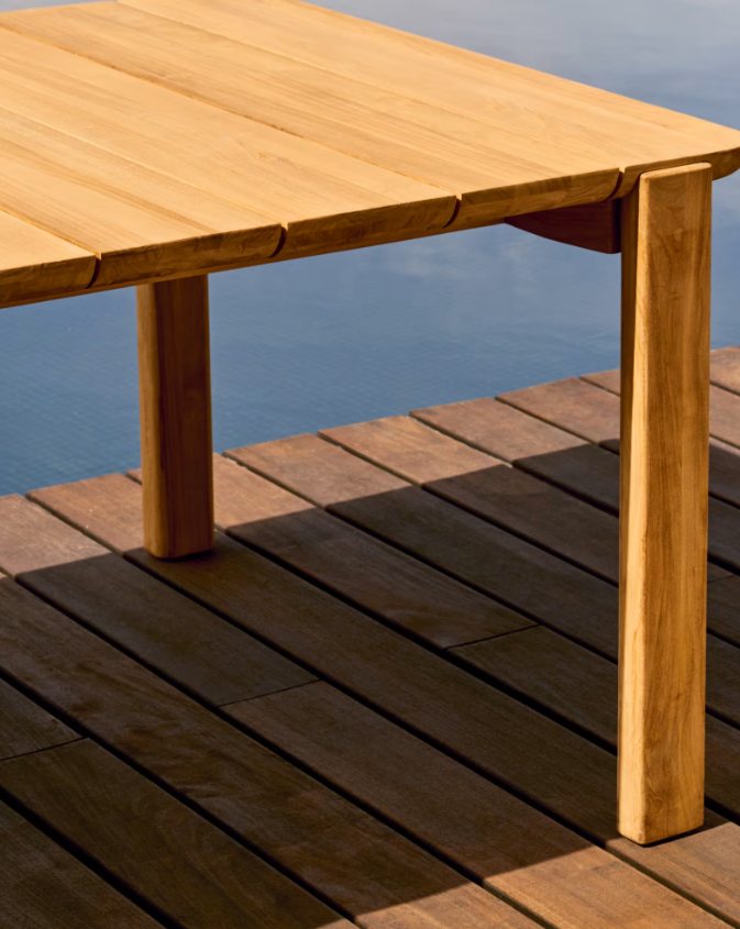 ICARO Stol izrađen od masivnog tikovine, 280 x 112 cm, FSC 100%