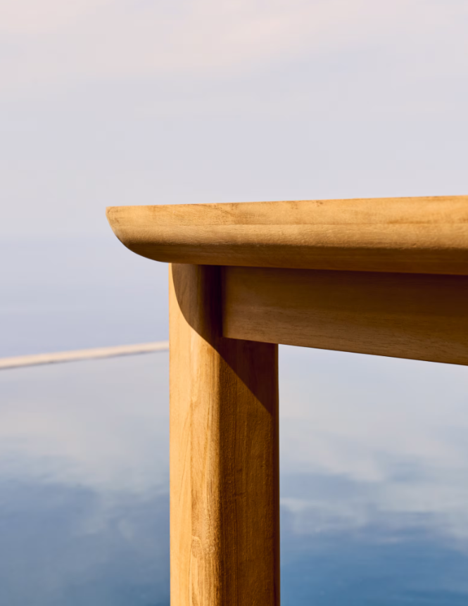 ICARO Stol izrađen od masivnog tikovine, 280 x 112 cm, FSC 100%