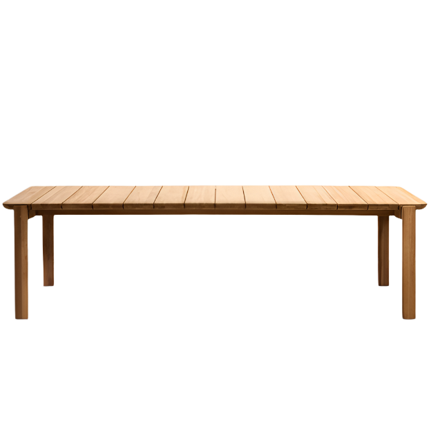 ICARO stol izrađen od masivnog tikovine, 280 x 112 cm, FSC 100%