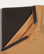 TANIT Uzglavlje s navlakom od senf lana koja se može skinuti, za krevete širine 200 cm