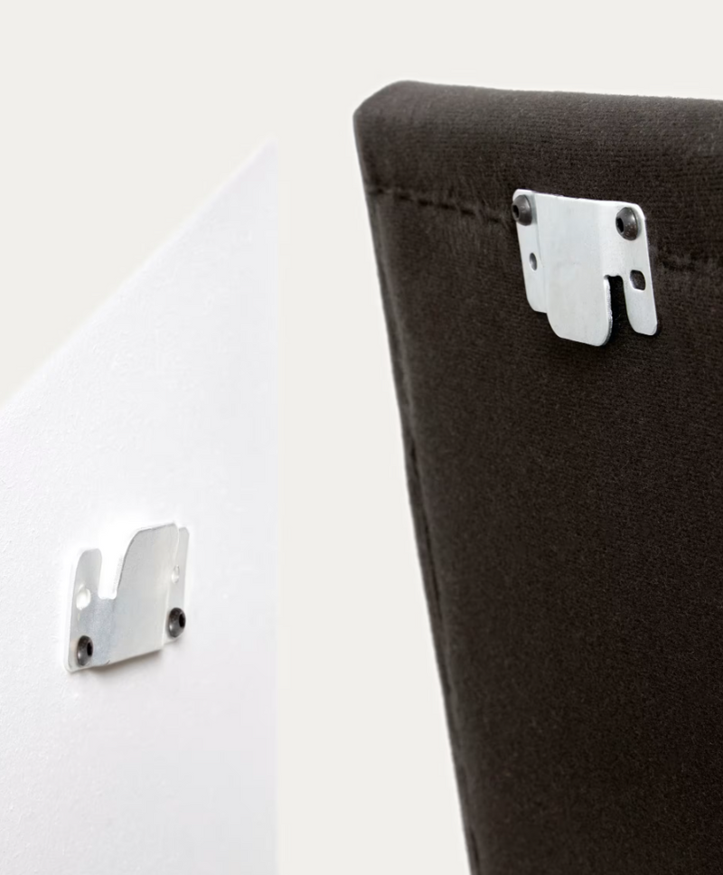 TANIT Uzglavlje s navlakom od senf lana koja se može skinuti, za krevete širine 200 cm