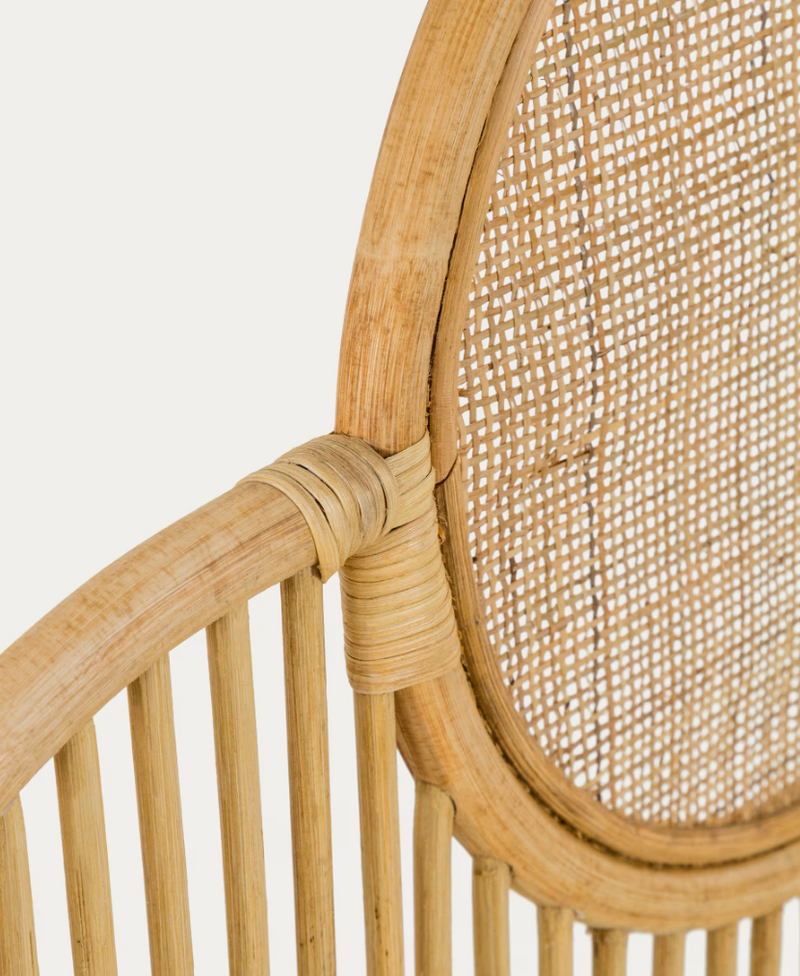 LALITA Rattan uzglavlje s prirodnom završnom obradom, za krevete širine 160 cm