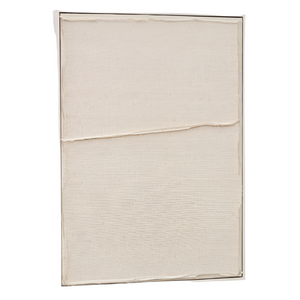 MAHA White wall hanging with horizontal line 52 x 72 cm