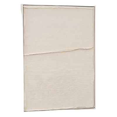 MAHA Bijela zidna ograda s horizontalnom linijom 52 x 72 cm