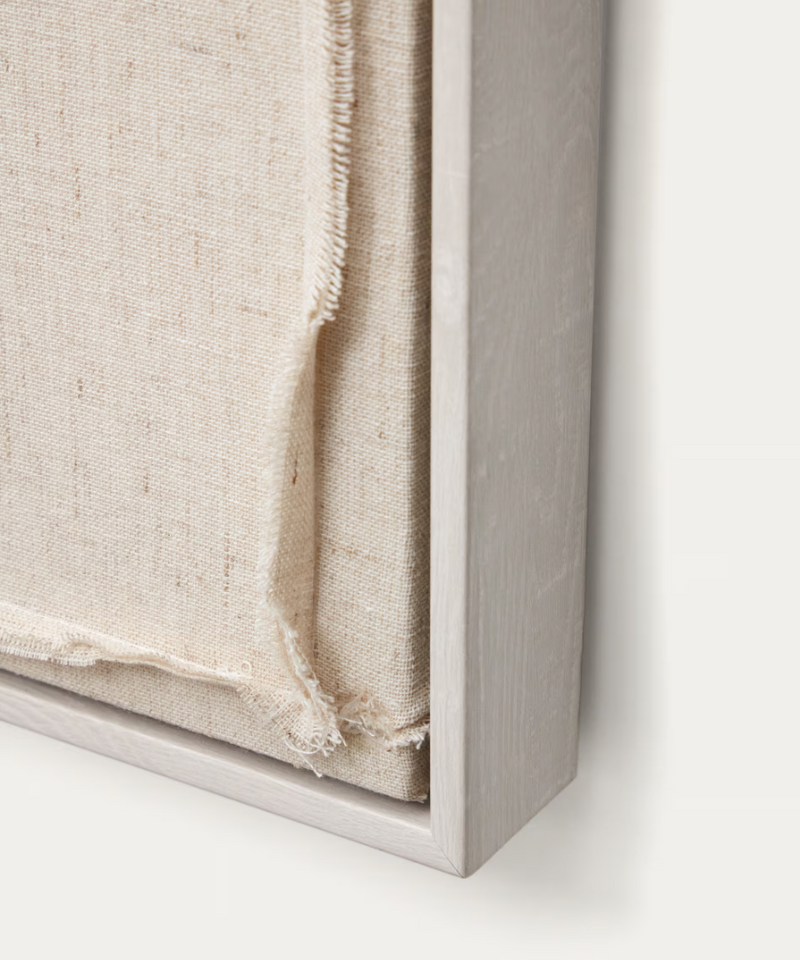 MAHA Bijela zidna ograda s horizontalnom linijom 52 x 72 cm