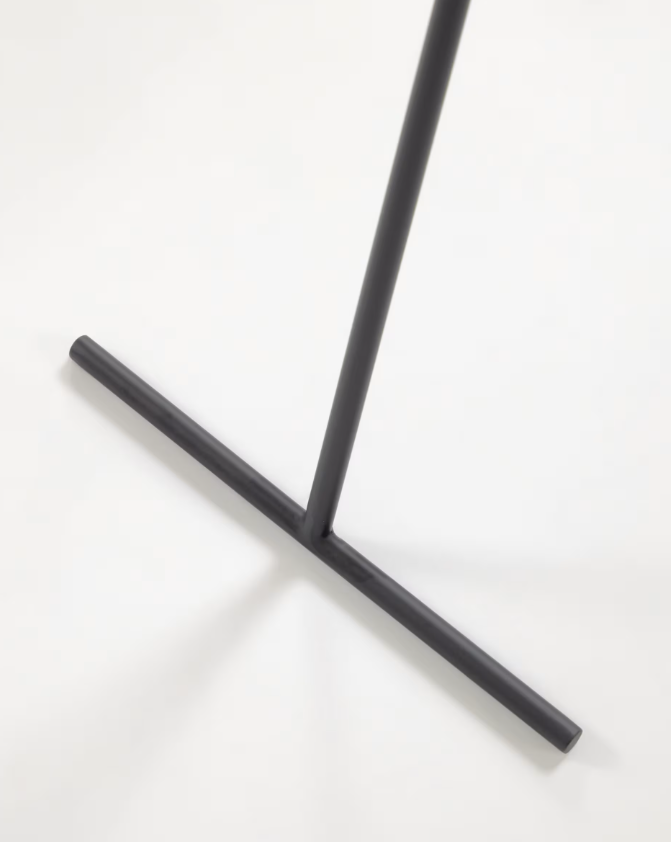 NORLAND Crno metalno ogledalo u punoj veličini 55 x 166 cm