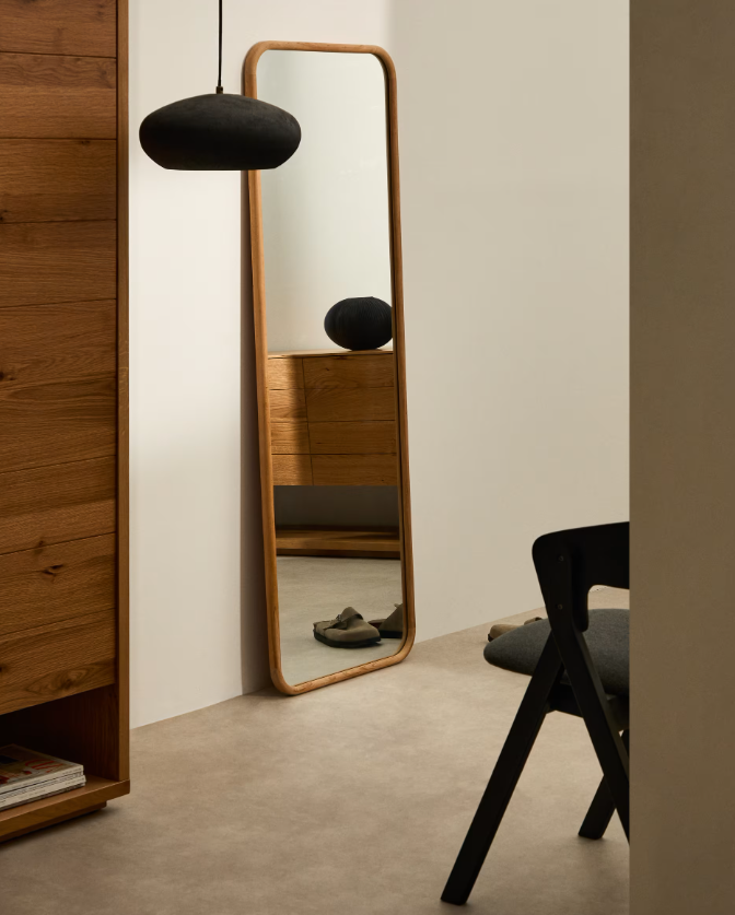 MILSA Ogledalo od tikovine 54 x 154 cm FSC 100%