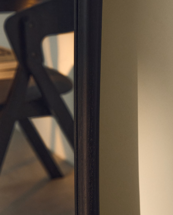 ALURA Ogledalo od crnog tikovine 158 x 61 cm FSC 100%