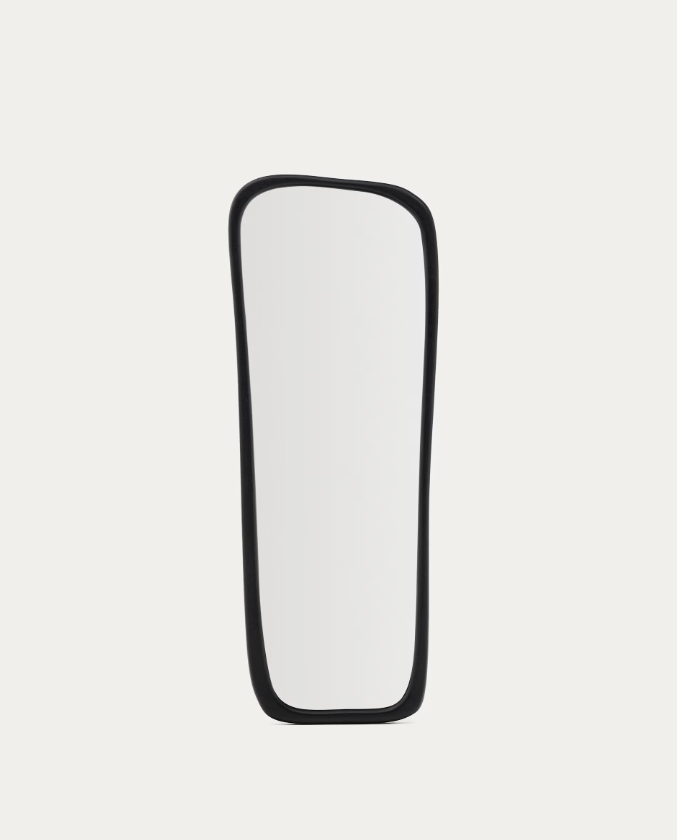 ALURA Ogledalo od crnog tikovine 158 x 61 cm FSC 100%