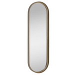 TIARE Zlatno metalno zidno ogledalo 31 x 101 cm
