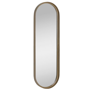 TIARE Gold metal wall mirror 31 x 101 cm