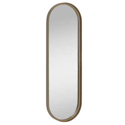 TIARE Gold metal wall mirror 31 x 101 cm