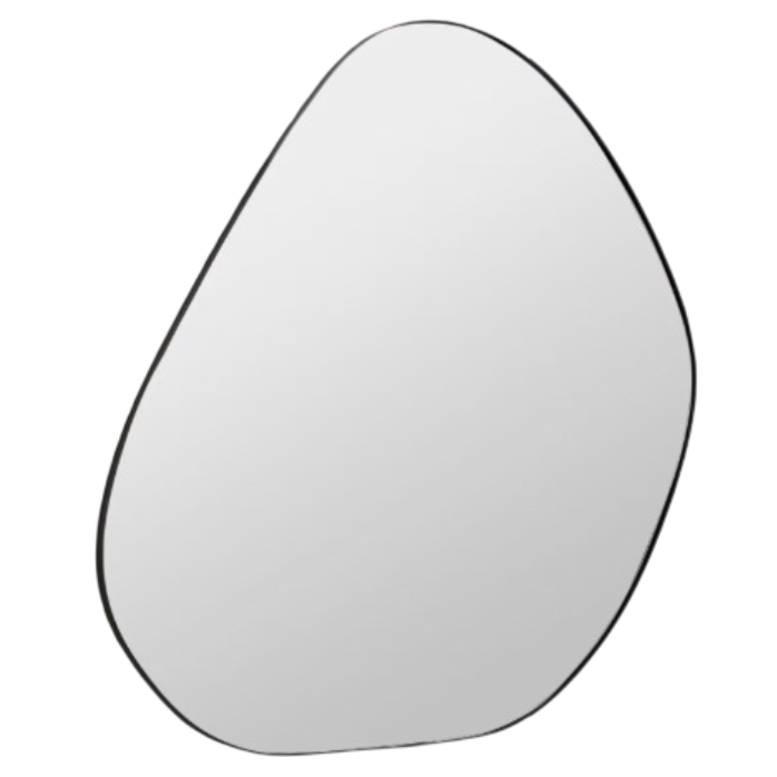 ANERA Mirror in black metal 84 x 108,5 cm