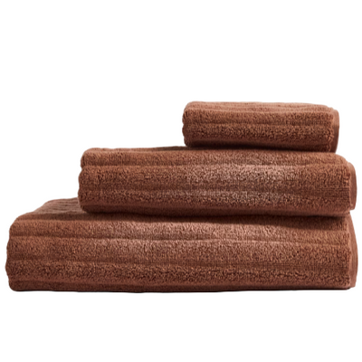 NAVIRA 100% cotton dark brown bath towel