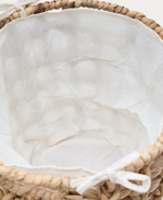 DILAM Set of 2 natural fibre baskets, Ø 30 cm / Ø 38 cm