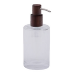 ARLEM Soap dispenser in clear glass and bamboo