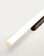 VALQUIRIA Metal wall sconce with black finish